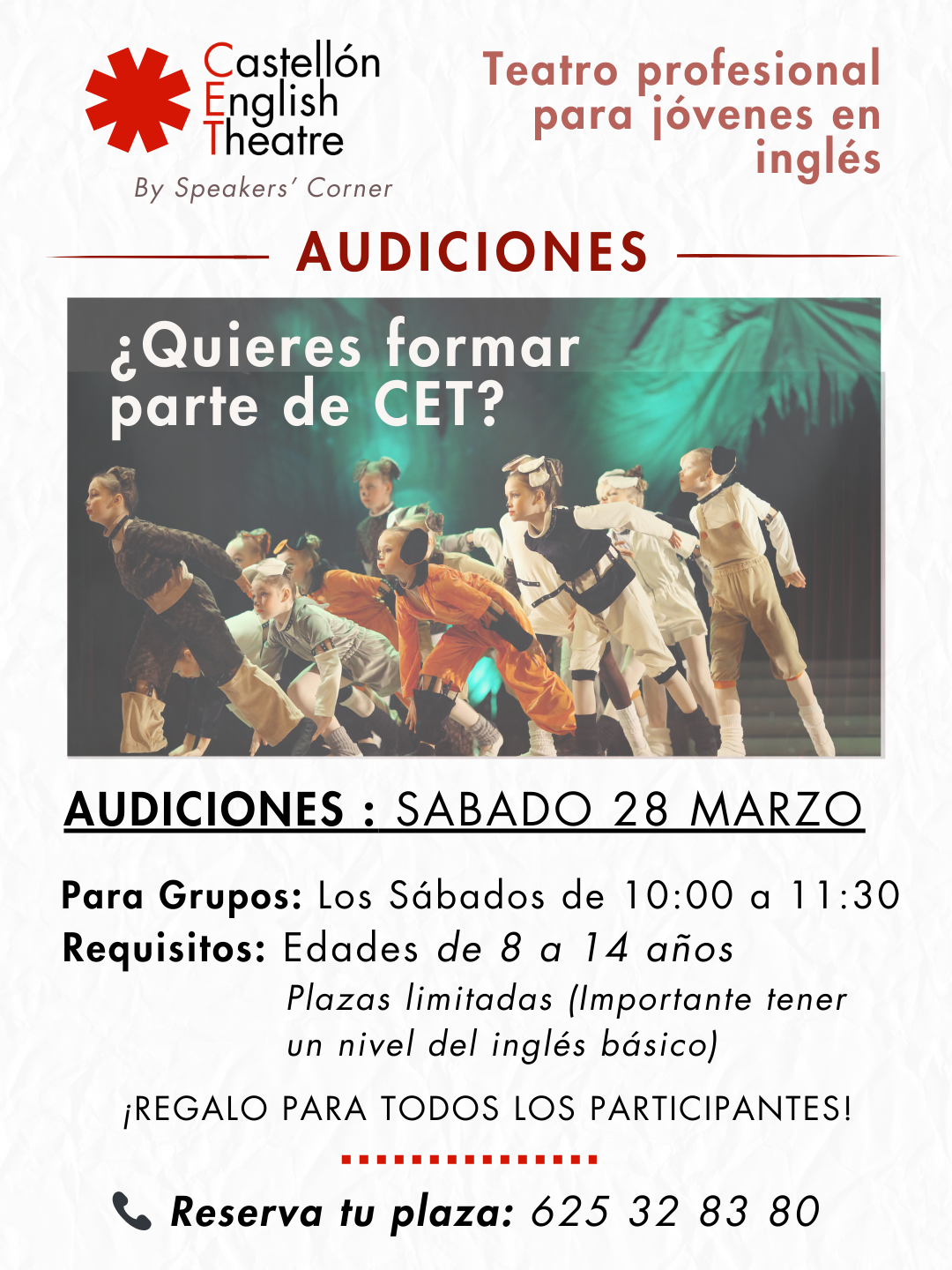 Audiciones CET 28 de Marzo